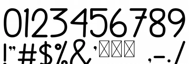 The Street Font OTHER CHARS