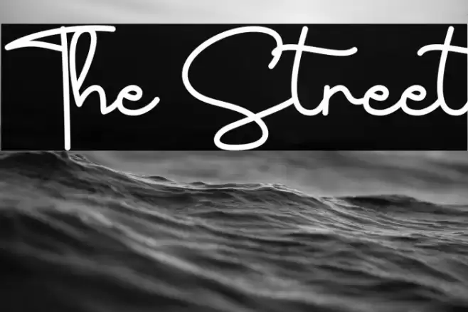 The Street Font examples