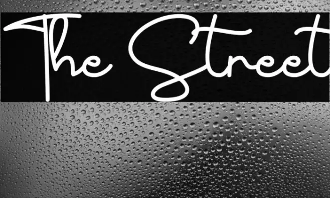 The Street Font examples