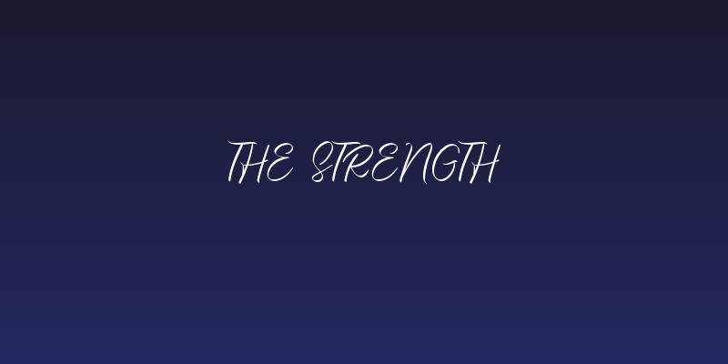 The Strength Social Header