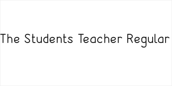 The Students Teacher Regular Logo