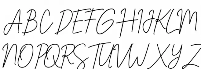 The Suavity Schriftart Groß