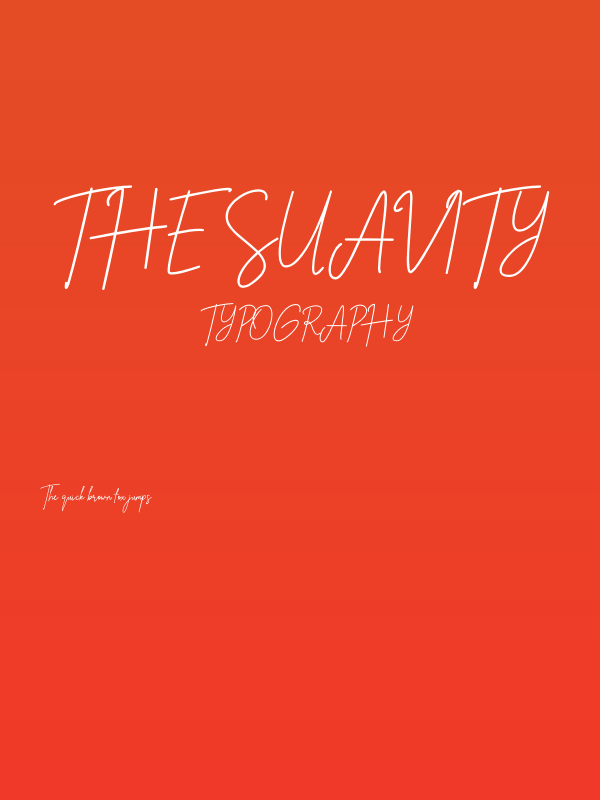 The Suavity Poster