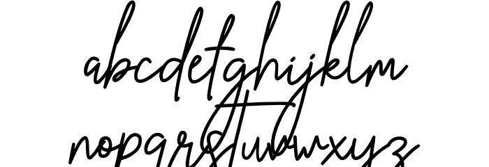 The Suavity Font LOWERCASE