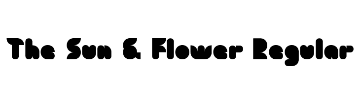 The Sun & Flower Regular  لخطوط تنزيل