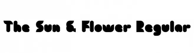The Sun & Flower Regular  Скачать бесплатные шрифты
