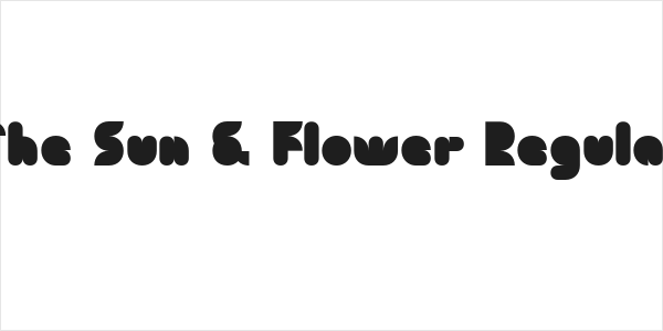 The Sun & Flower Regular Logo