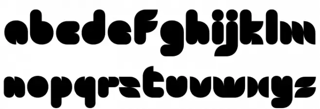 The Sun & Flower Regular Font LOWERCASE