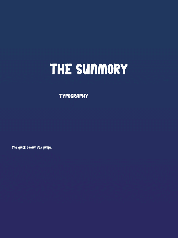 The Sunmory Poster