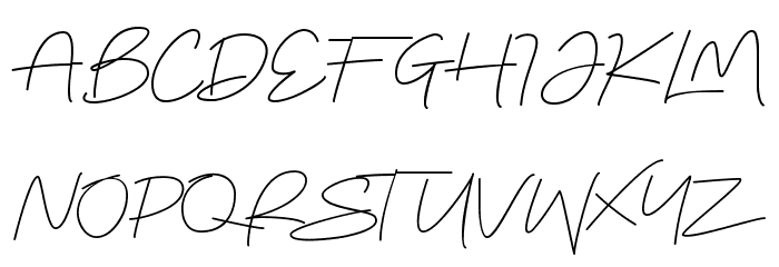 The Sunset Font OTHER CHARS