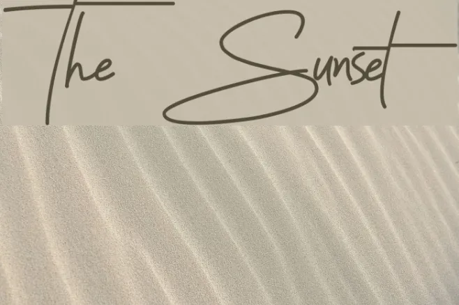 The Sunset Example 2