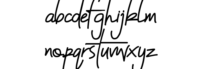 The Sunset Font LOWERCASE