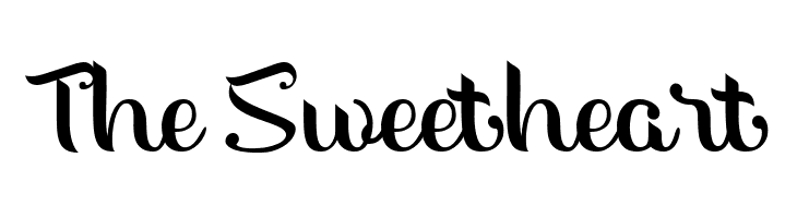 The Sweetheart  フリーフォントのダウンロード