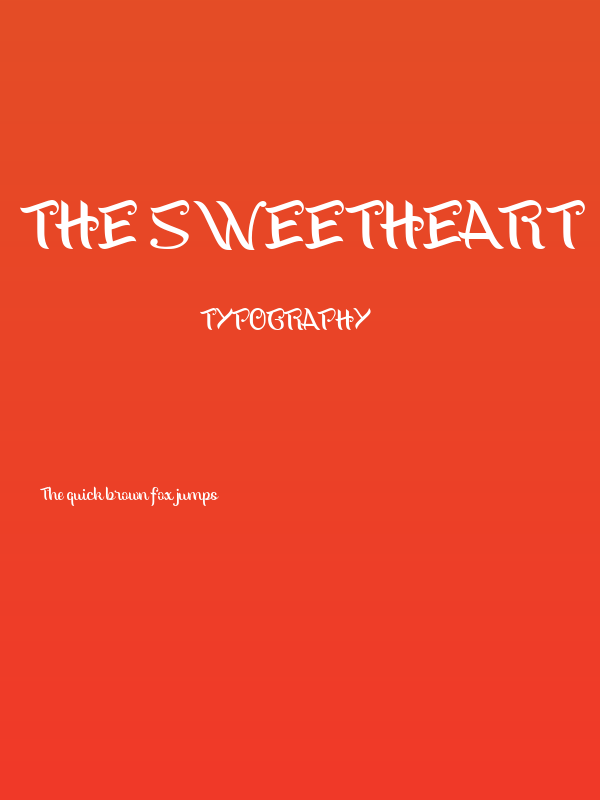 The Sweetheart Poster