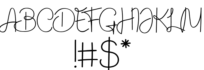 The Symphony! Font OTHER CHARS