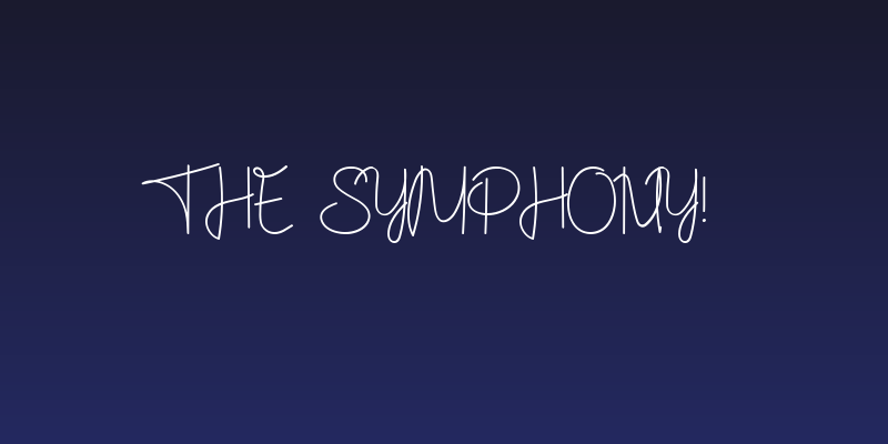 The Symphony! Social Header