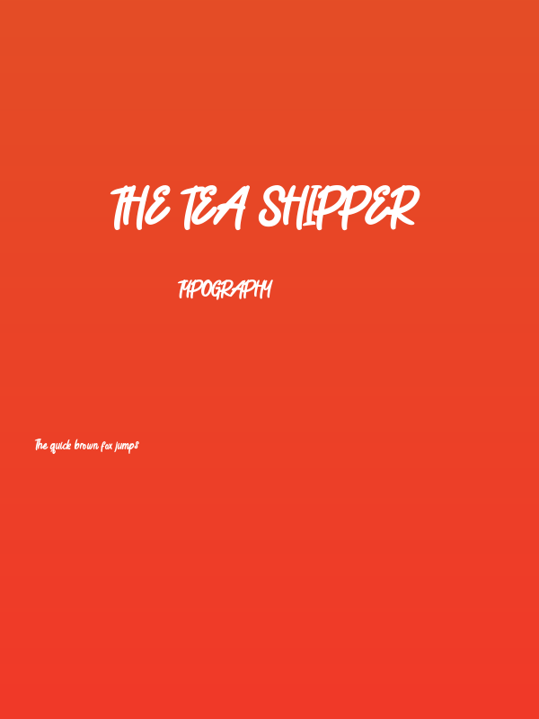 The Tea Shipper Poster