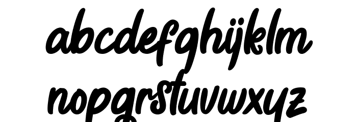 The Tea Shipper Font LOWERCASE