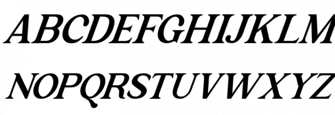 The Texterius Italic Font Litere mari