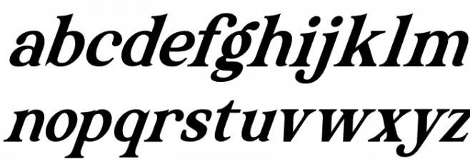 The Texterius Italic خط أحرف صغيرة