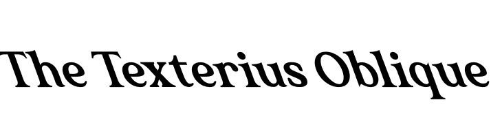The Texterius Oblique  baixar fontes gratis