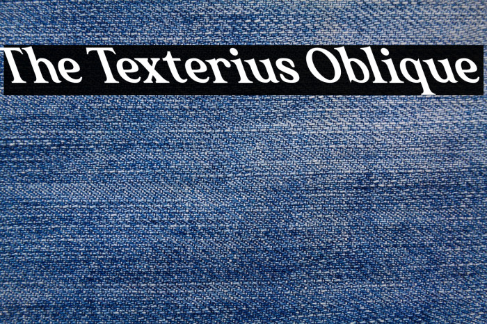 The Texterius Oblique Example 2