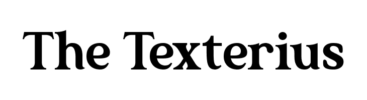 The Texterius  नि: शुल्क फ़ॉन्ट्स डाउनलोड
