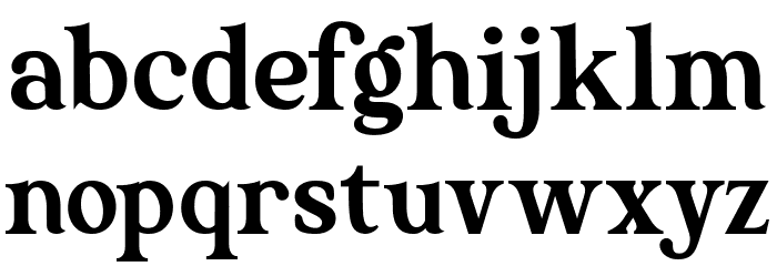 The Texterius Font LOWERCASE