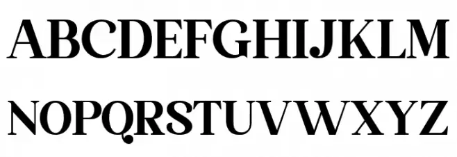 The Thesla Ohago フォント 大文字