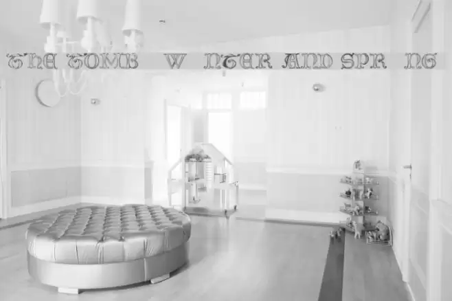 The Tomb [winter and spring] 1 Font examples