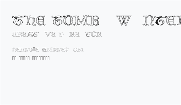The Tomb [winter and spring] 1 Business Card