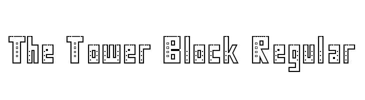 The Tower Block Regular لخطوط تنزيل