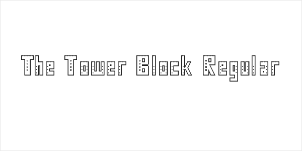 The Tower Block Regular Logo