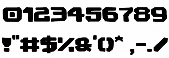 The Toy Castle Font OTHER CHARS