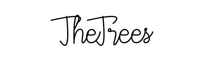 The Trees  font caratteri gratis