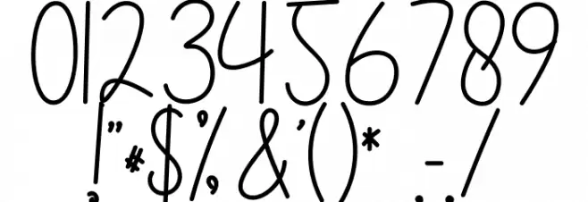 The Trees Font OTHER CHARS