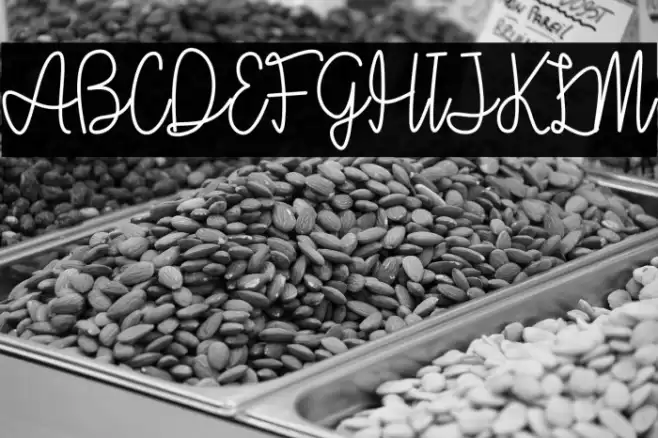 The Trees Font examples