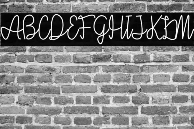 The Trees Font examples