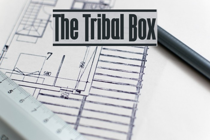The Tribal Box फ़ॉन्ट examples