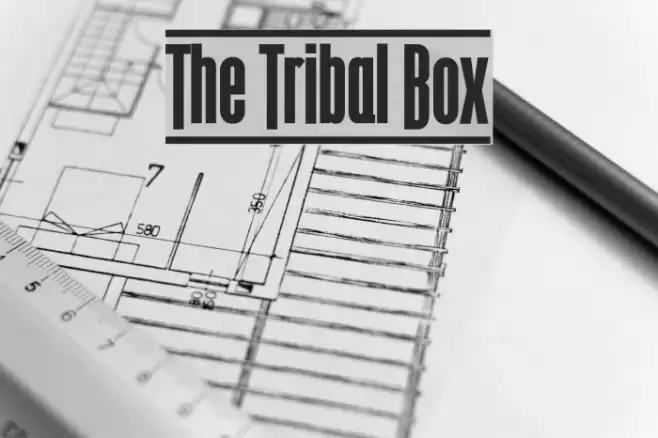 The Tribal Box Font examples