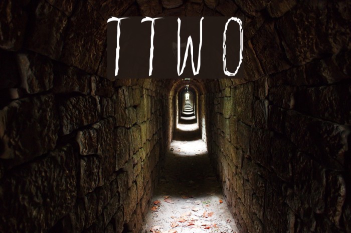 The Truth Will Out Font examples