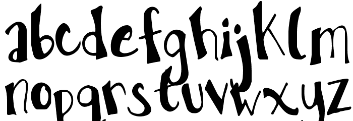 The Truth of a Thousand Lies Font LOWERCASE