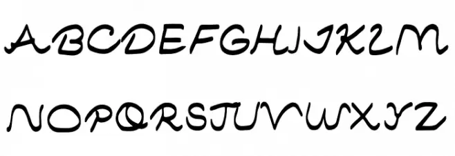The Trymore 字体 大写