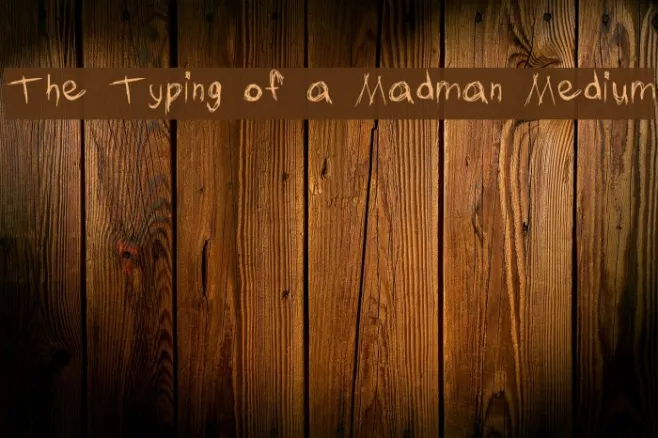 The Typing of a Madman Medium Example 1