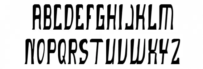 The Ugly font خط أحرف كبيرة