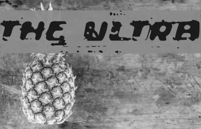 The Ultra Font examples