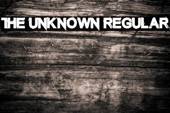 The Unknown Regular Example 3