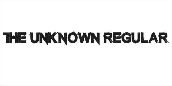 The Unknown Regular Logo