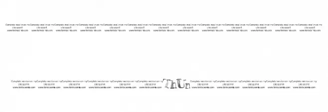 The Unknown [uncomplete_version] 字体 大写