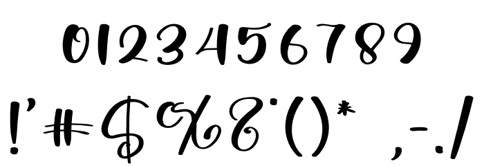 The Upstand Font OTHER CHARS